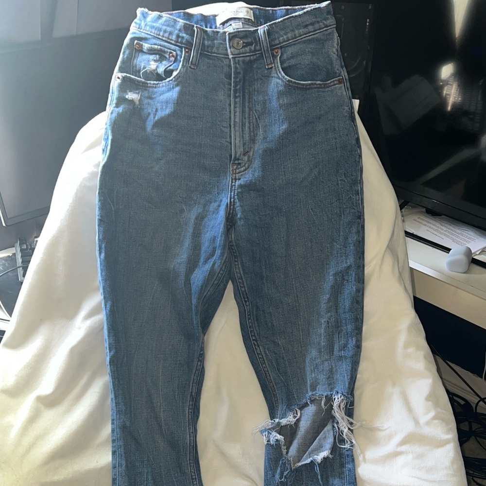 Abercrombie curve love medium wash jeans - 2R